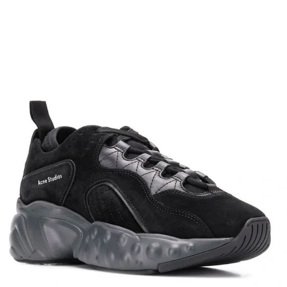 Clearance Acne Acne Studios Manhattan Sneakers Black Acne Studios